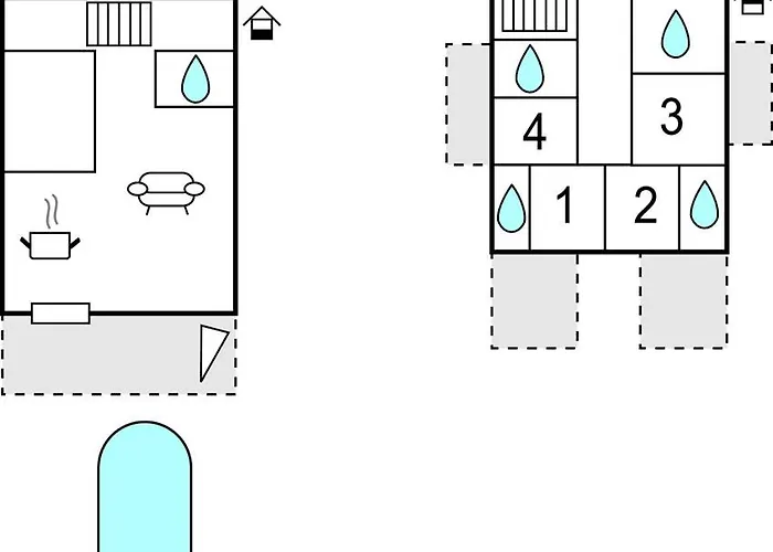 Hébergement de vacances Amazing In With Sauna Drače